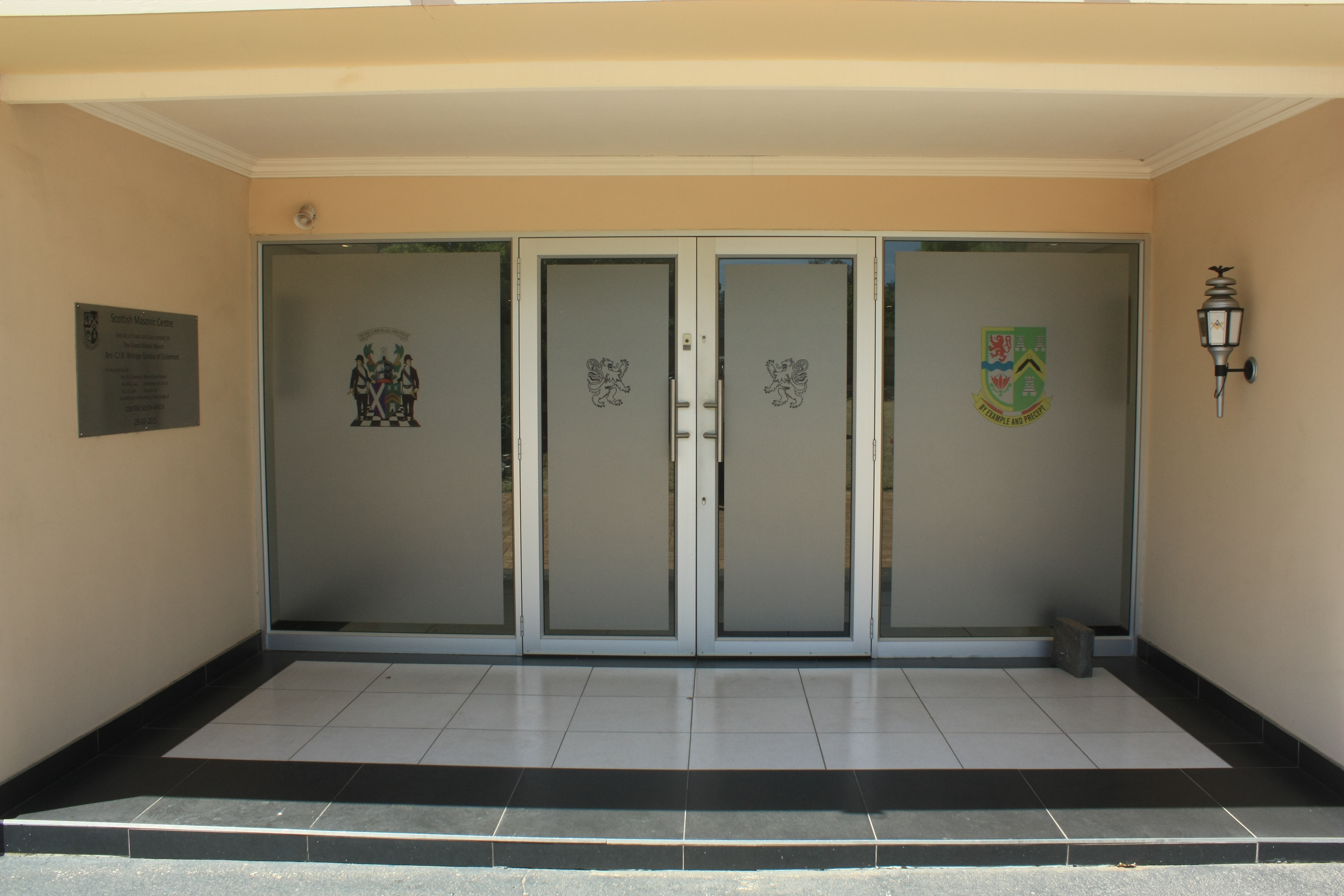 Scottish Masonic Centre Main Entrance