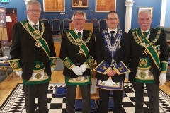 Bro. James Kerr with other distinguished brethren