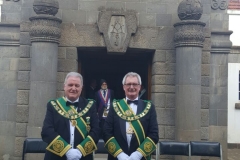 Bro. Rob Gilchrist Law IPDGM and Bro. Jim Kerr DGM
